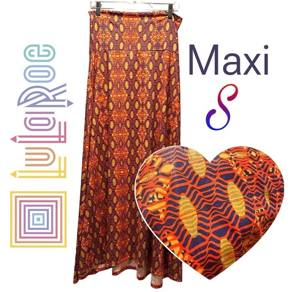 LulaRoe Maxi Long Skirt / Strapless Dress Extra Fancy w Added Glow/Texture 6-8 - Picture 1 of 16